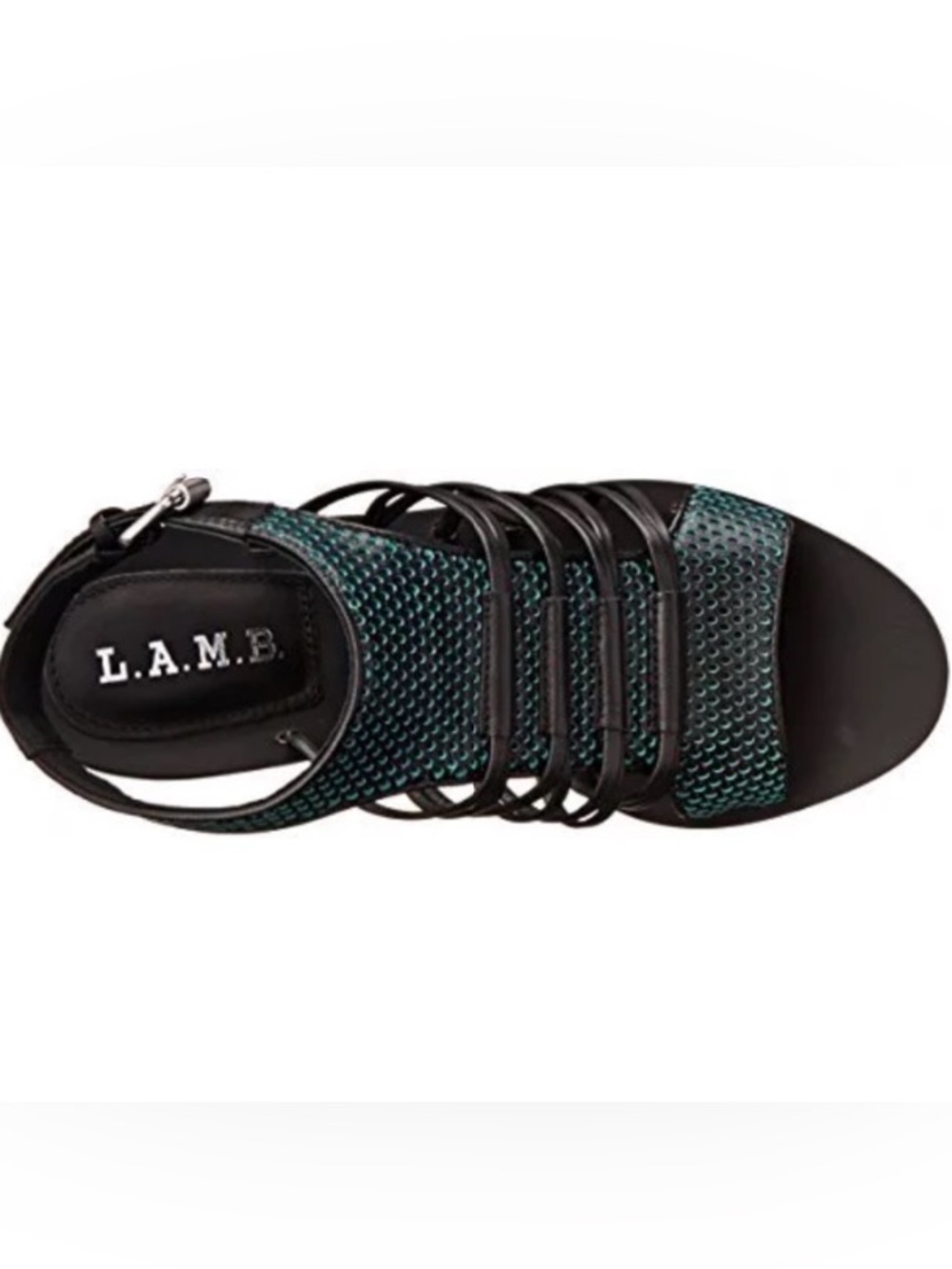 L.a.m.b Bedford leather sandal size 8.5